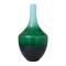 The Novogratz Green Glass Modern Vase, 22&#x22; x 12&#x22; x 12&#x22;